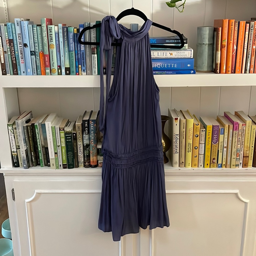 Blue Tie Dress